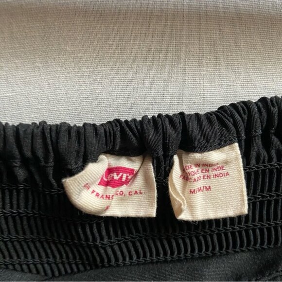 Levi's Dolci Tiered Puff-Sleeve Babydoll Dress Sz M - Picture 8 of 12